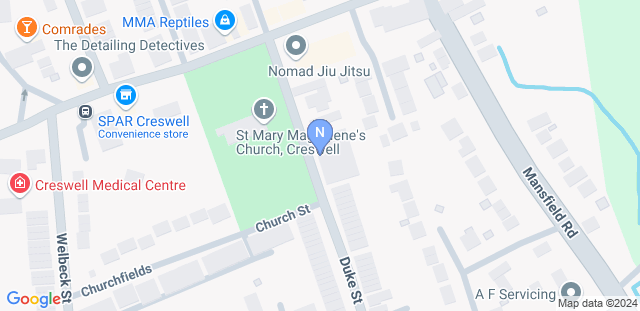 Map to Nomad JiuJitsu